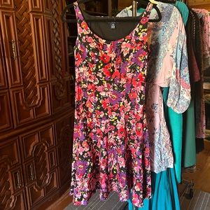 Chaps vintage A Line floral dress